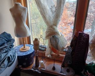 Sewing decorations miniature dress forms