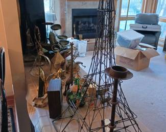 Metal decorative decorations