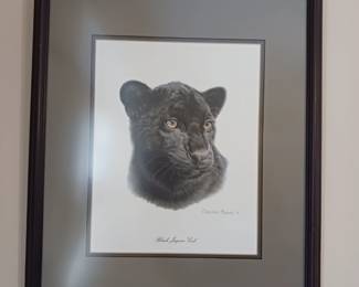 Several black panther related decorations