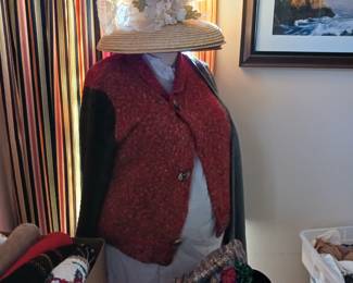 Large dress form for sewing