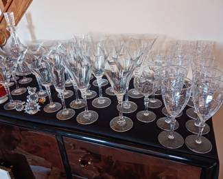Crystal stemware