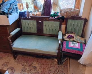 Antique parlor chairs