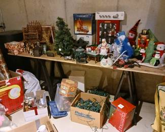 Christmas decorations up the wazoo