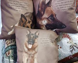 German Shepherd pillows