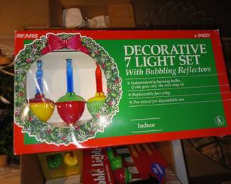 Christmas bubble lights