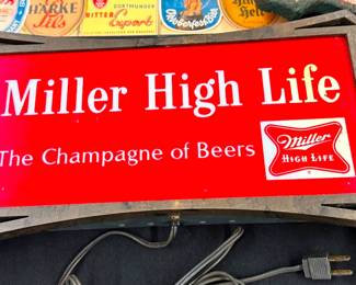 Vintage Miller High Life Light Up Sign