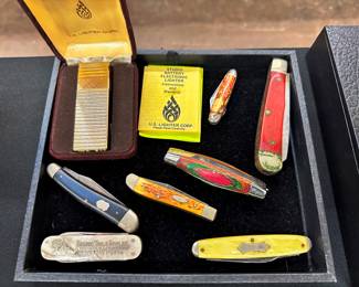 Pocket Knives and Lighter