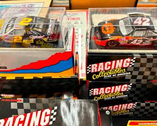 Die Cast Cars in Display Cases