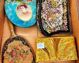 Vintage Purse and Mirror