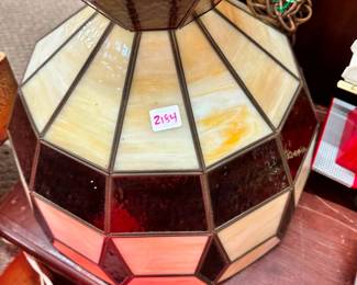 Slag Glass Lamp Shade