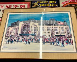 Signed Poster Cleveland Browns Stadium