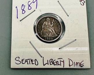 1889 Seated Liberty Dime