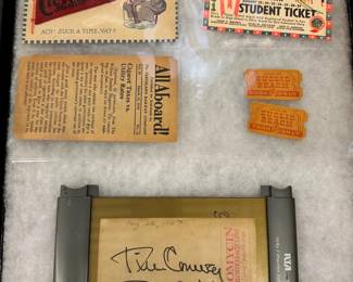 Euclid Beach Tickets and Ghoulardi Autograph