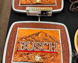 Busch Light Up Beer Signs