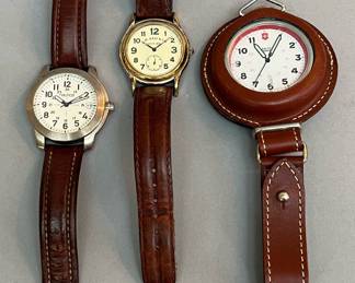 Nautical Quartz Watch, G H Bass & Co Watch and Swiss Army Pocket Watch 