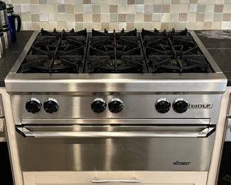 Wolf 6 Burner Range