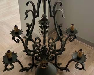 Spanish Decorative Iron Six-Light
Chandelier