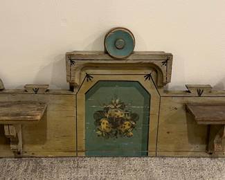 Vintage Painted Wall Shelf
