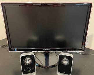 Samsung bn68-0157a-00 Monitor, Logitech Computer Speaker Set