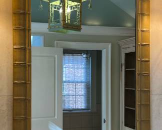 Faux Bamboo Mirror (2 available)