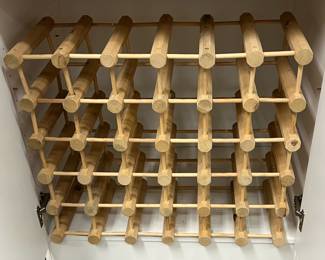 Wood Wine Rack
