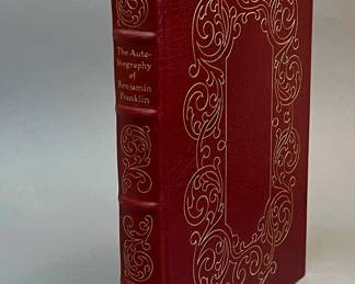 “The Autobiography of Benjamin Franklin “ Leather Binding, Easton Press 1976