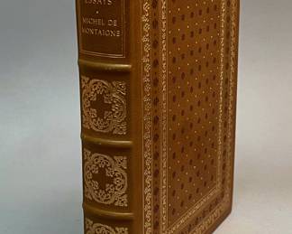 “Michel de Montaigne Selected Essays” Leather Binding, Franklin Library 1982