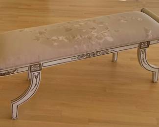 Hand Painted Neirmann Weeks Cambon Bench