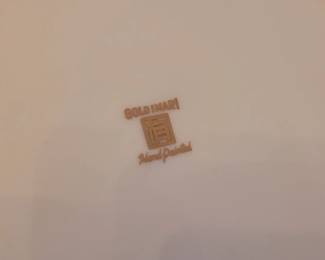 Gold Imari handpainted plate