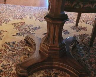 Double pedestal Century dining table