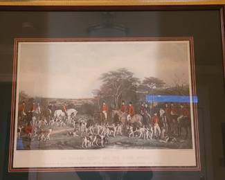 Sir Richard Sutton and the Quorn Hounds 38" x 31"