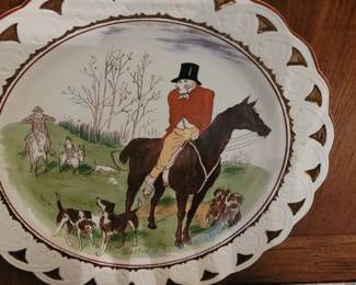 Wedgwood Etruria England 'Master of the Hounds' set of 7