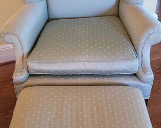 Southwood Wingback and ottoman