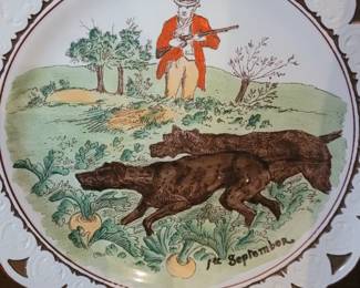 Wedgwood Etruria England '1st September', one plate