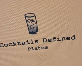 Pottery Barn cocktail plates in box