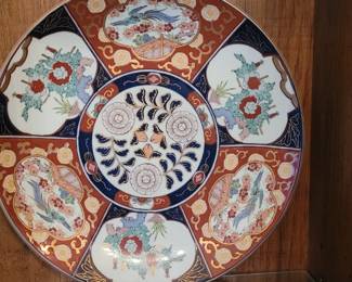 Gold Imari handpainted plate