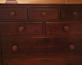 Vintage heavy dresser, dovetailed construction 