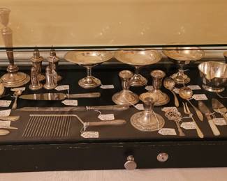 Sterling silver pieces, sold separately