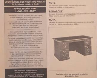 Sauder Executive Desk 63" x 31 "