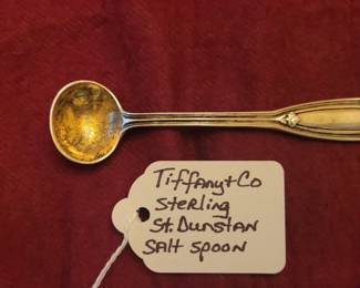 Tiffany & Co. Sterling St. Dunstan salt spoon