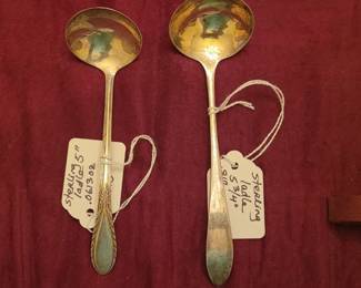 Sterling silver ladles