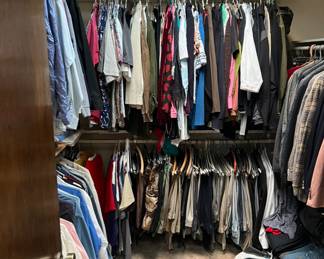 Vintage clothing, shoes and accessories.  Denim. 