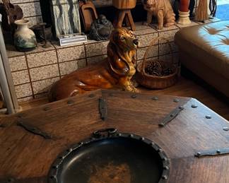 Spanish Revival Octagon table with Brazier
