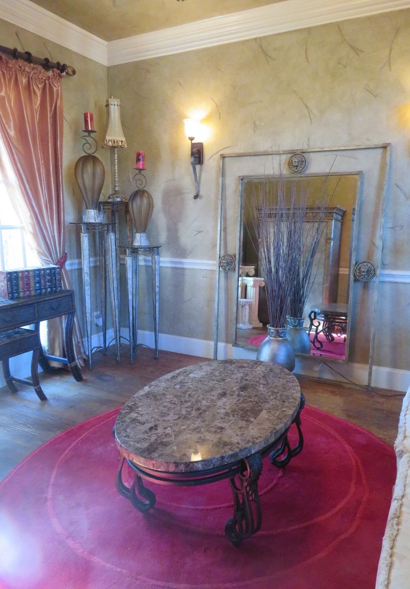 Dramatic furnishings!