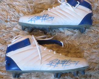 Autographed cleats - Roy Williams, Dallas Cowboys