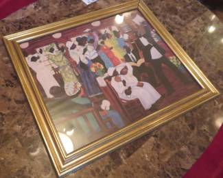 Framed print - "Gospel Prayer" - Floyd Newkirk