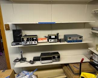 CB / Ham radio equipment. 