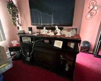 Electric Fireplace and TV’s