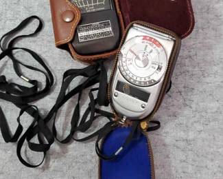 MB022 Weston and Sekonic Hand Held Photographers Light Meters