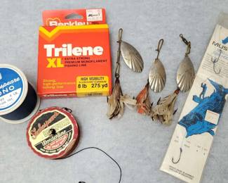 MB114 Vintage Lures, Hooks, Lines